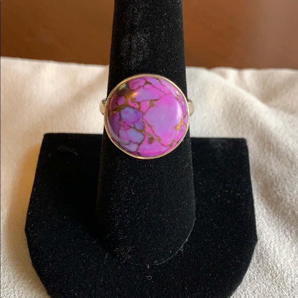 💜Mohave purple turquoise ring